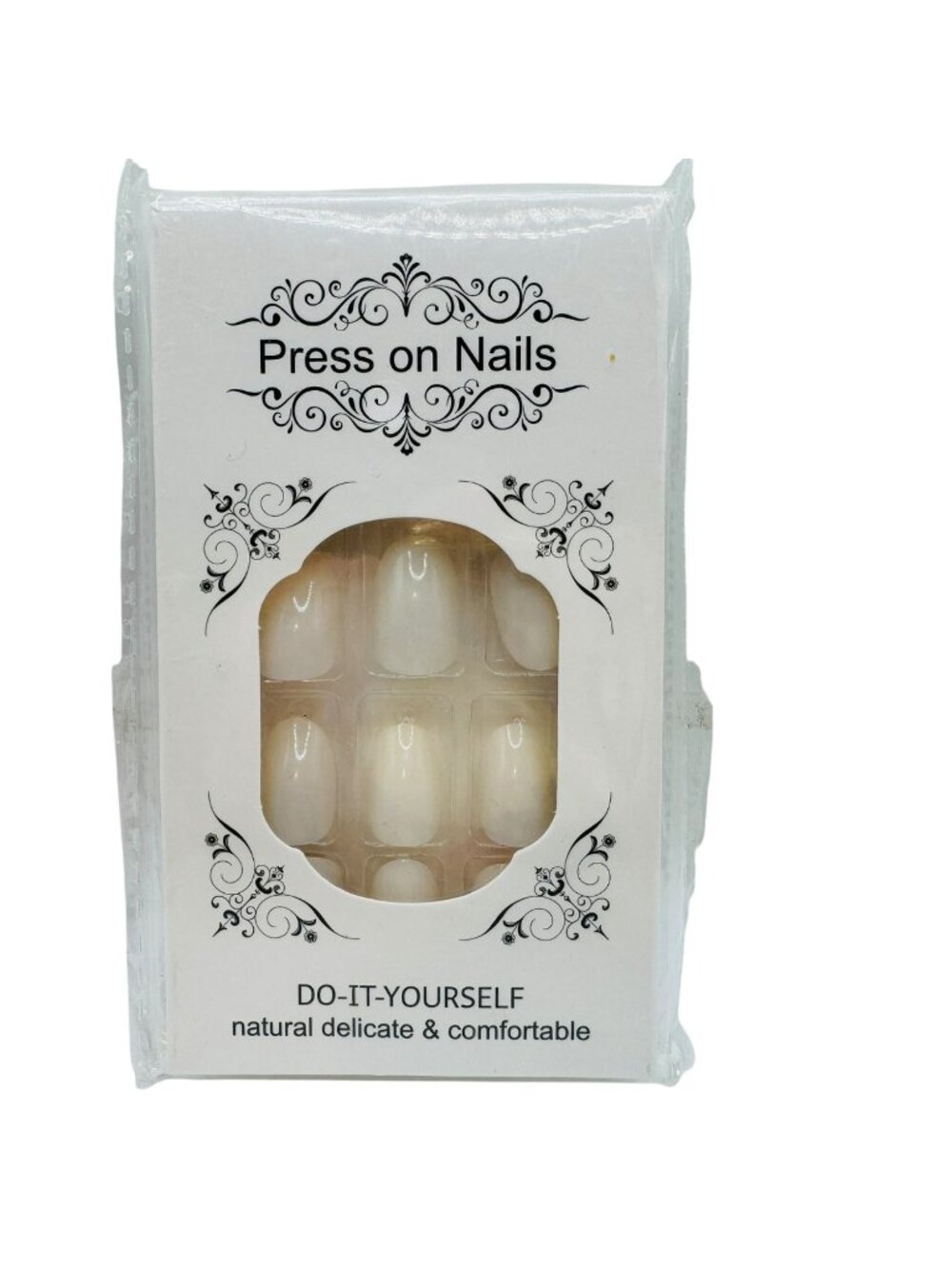 Press On Nails Natural DIY Set - Comfortable & Delicate Design